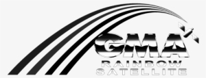 Gma Rainbow Satellite Print Logo 1992 - Graphic Design #3640036