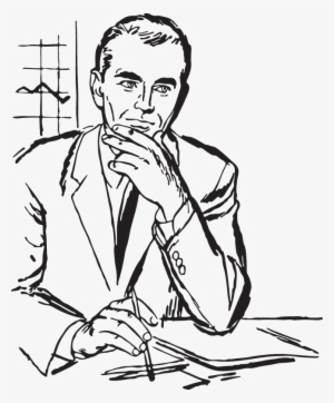 Office Man At Desk - Office #3640866