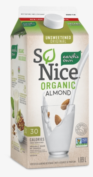 So Nice Almond Milk Unsweetened #3641435