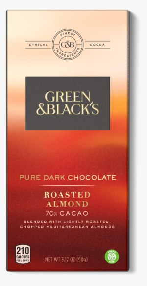 Green & Black's Pure Dark Chocolate Bar, 70% Cacao - Green And Black's Pure Dark Chocolate #3641500