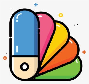 Color Catalog Icon - Catalog Icon #3641874