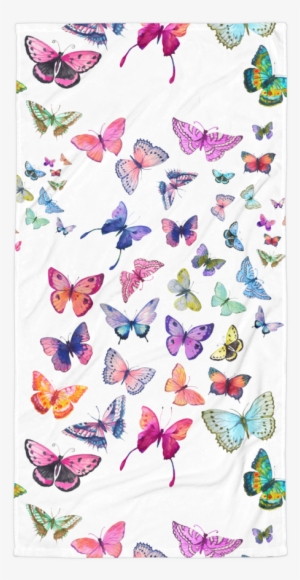 Butterfly Swarm Towel - Amazonbasics Microfiber Duvet Cover Set #3643072