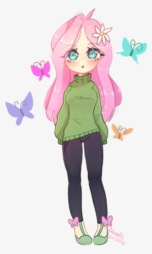 Emily-826, Butterfly, Chibi, Clothes, Fluttershy, Human, - Filename #3643744