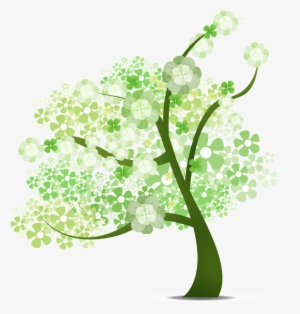 Hand Painted Cartoon Trees Beautiful Png - Cartoon #3644034