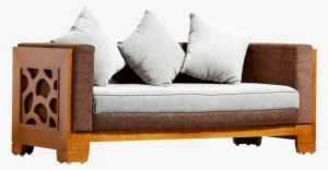 Leapard Wooden Sofa 3 Seat - Wooden Sofa Seat #3644068