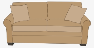 Old Couch Pic - Sofa Clipart Png #3644749