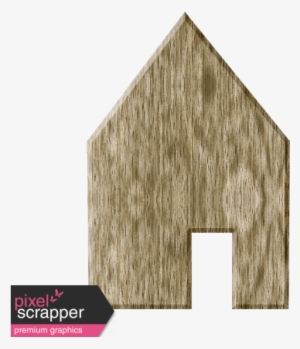Our House - Wooden House - Shape #3645172