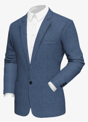 Blazers For Men - Velvet Blue Paisley Jacket #3645363