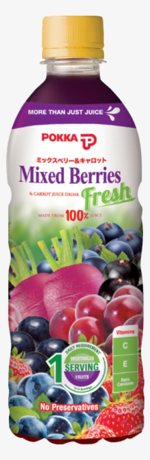 Mixed Berries & Carrot Juice - Pokka #3646322