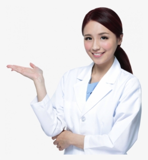 Manufacturing & Qa - Lady Doctor Pointing Finger Png #3646431