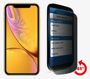 Cellhelmet Privacy Tempered Glass For Iphone Xr - Iphone Xr #3646700