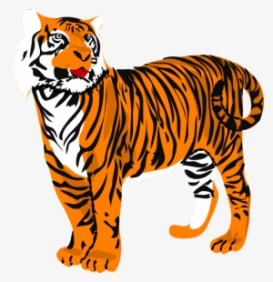 Tiger Clip Art At Clker - Clipart Tiger #3647360