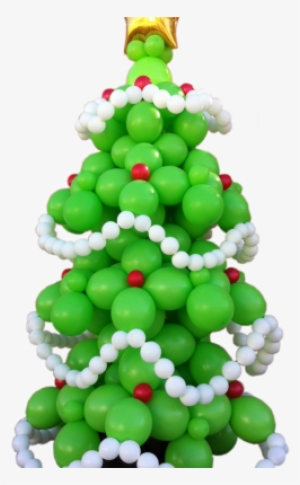 3d Link O Loon® Balloon Christmas Tree By Eddie Heyland, - Decoração De Natal Baloes #3647756