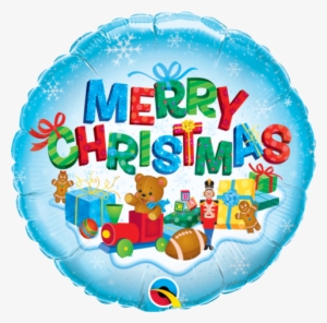 Christmas Balloons - 18" Merry Christmas Presents Balloon #3647869