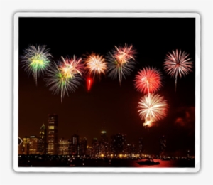Navy Pier Fireworks Tour - Chicago Skyline At Night #3648524