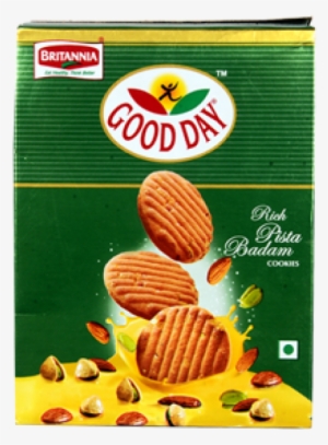 Good Day Pista Badam 250g Biscuit Recipe, Food Items, - Britannia Good Day Rich Pista Almond Cookies 400gms #3648527