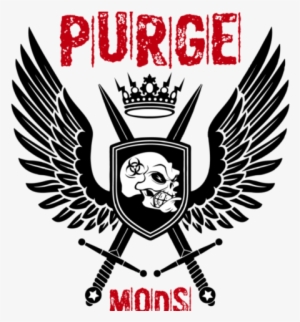Purge Skull “blood Stain” - Purge Mods Logo #3648570