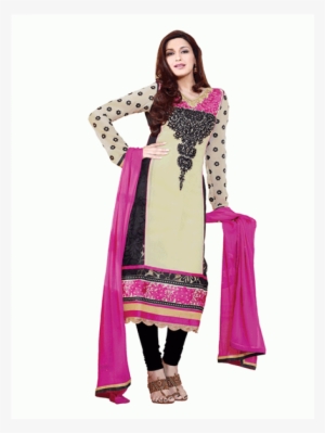 Black Aafreen Party Wear Georgette Churidar Shalwar - Sonali Bendre Png #3648943