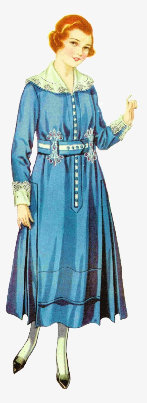 How Stylish Clothes Were In 1917 These Are Two Fashion - Dress #3649173