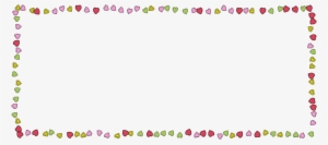 Hearts Love Colorful Fun Frame 1490240 - กรอบ ตกแต่ง Png #3649222