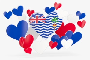 Flying Heart Stickers - South Korea Flag Heart #3649393