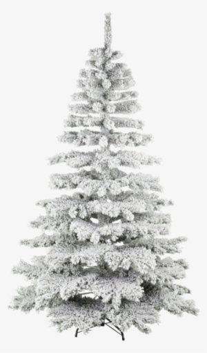 Christmas Tree Kiruna Snow - Julgran Vit Och Grön #3649445