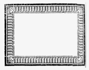 Day A Pastoral P10 Onlyframe - Black And White Book Border Clip Art #3650688
