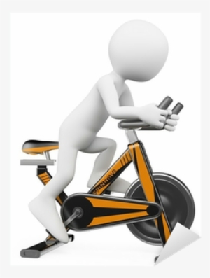 3d White People - Bicycle #3651426