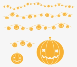 Pumpkin, Halloween, Deco, Garland, Gourd - Halloween #3653052