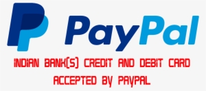 Paypal India Only Accept Debit And Credit Cards Of - Paypal Express Checkout Logo #3653541