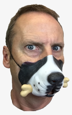 Plaster Half Face1006 V=1473255829 - Dog Half Face Mask #3653573