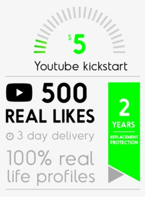 500 Real Youtube Likes - Like Button #3653578