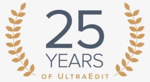 25 Years Of Ultraedit Seal - Laurel Round #3654098