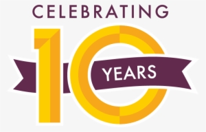 10th Anniversary Logo Png #3654213
