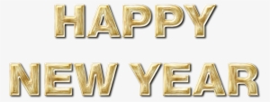 Big Image - Happy New Year Gold #3654592