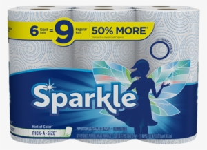 Paper Towels With A Hint Of Color - Sparkle Paper Towels 6 Pack #3655129