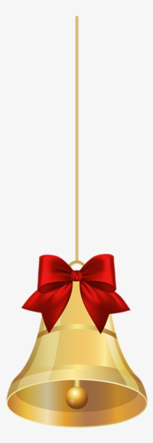 Hanging Christmas Bell Clip Art Image - Clip Art #3655628