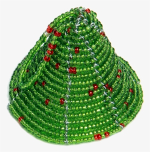Johari Holiday Beaded Bell Ornament Was Handmade In - Christmas Tree #3656051