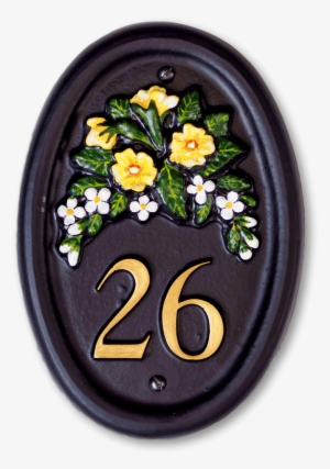 Primrose & Small Flowers House Sign - Flower #3656649
