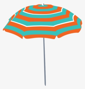 Beach Umbrella Clip Art At Clker - Beach Umbrella Clipart Vector #3657329