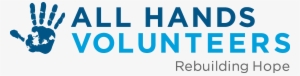 Ahv Logo With Tag Horizontal Color - All Hands Volunteers Logo #3657955