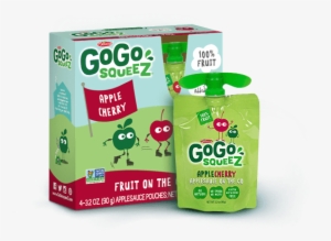 Apple Cherry Applesauce On The Go - Gogo Squeez Apple Cherry On The Go Applesauce #3658043