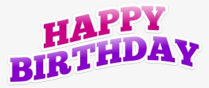Happy Birthday Png Background #3658122