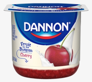 Dannon Cherry Fruit On Bottom - Dannon Yogurt Fruit On The Bottom #3658172