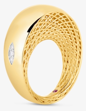 Roberto Coin Golden Gate Diamond Ring #3658382