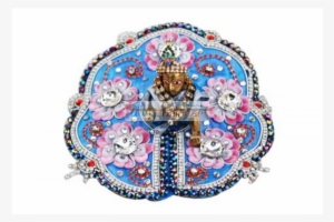 Pink And Blue Bal Gopal Dress - Circle #3658407