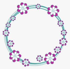 Free Png Floral Round Frame Png Images Transparent - Round Photo Fram Png Imgs #3658876
