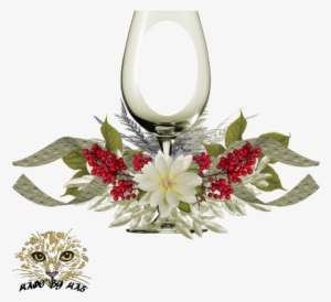 Here A Little Cluster Frame I Made For Youit Is In - Wine Glass #3659256