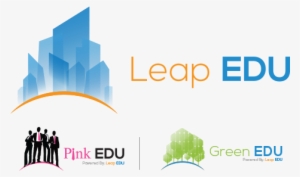Leap Logos Pink Tie - Graphic Design #3659831