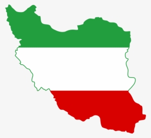 Flag-map Of Iran - Iran Map With Flag #3659877